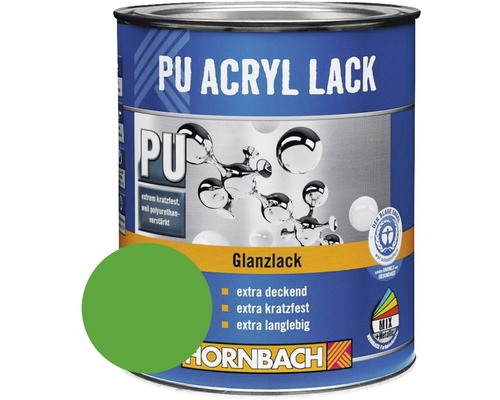 HORNBACH Buntlack PU Acryllack glänzend caipirinha grün 375 ml-0