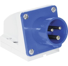 CEE-Wandgerätestecker PCE 16A IP44 3-polig blau