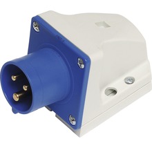 CEE-Wandgerätestecker PCE 16A IP44 3-polig blau