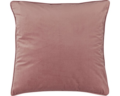 Kissenhülle Velvet 14 Samt Uni altrosa 50x50 cm Kissenhülle Velvet 14 Samt Uni altrosa 50x50 cm