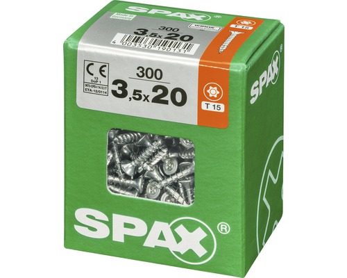 Packung mit 300 SPAX Schrauben, 3,5x20