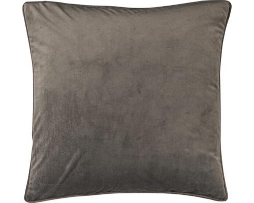 Kissenhülle Velvet 17 Samt Uni dunkelgrau 50x50 cm Kissenhülle Velvet 17 Samt Uni dunkelgrau 50x50 cm