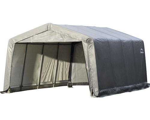 Graue Lagerzelthalle