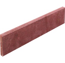 Beton Rasenbordstein rot beidseitig abgerundet 100 x 5 x 25 cm-thumb-1