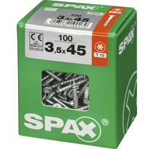 Spax Schrauben im Karton, Größe 3,5x45 Millimeter