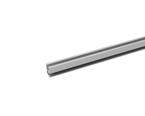 alu-silber Smart HORNBACH 1-läufig Vorhangschiene | Profil-Set 120 cm