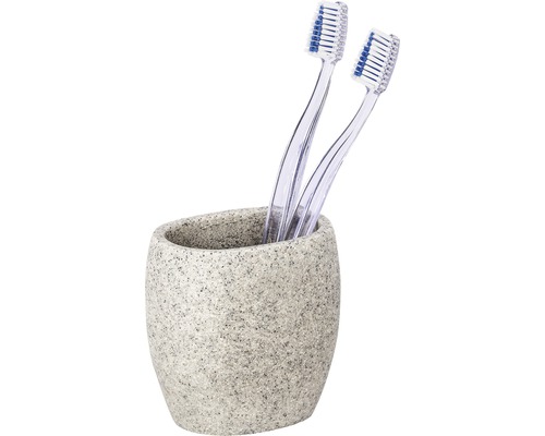 Zahnbürstenhalter mit zwei Zahnbürsten