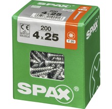 Spax Schrauben 4 x 25 Millimeter, 200 Stück