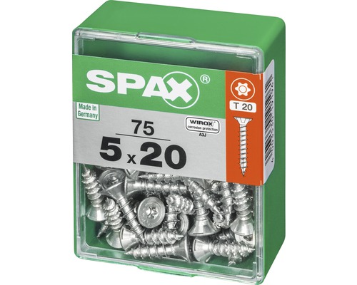 Spax Universalschrauben im Karton, 5 x 20 Millimeter