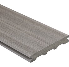 Konsta WPC Terrassendiele Nativo Eiche hellgrau Usedwood Vollprofil beschichtet 3000 x 142 x 22,5 mm