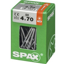 Spax Schrauben 4 x 70 Millimeter im Karton