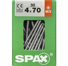 Spax Schrauben 4 x 70 Millimeter, 50 Stück
