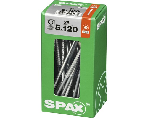 Spax Schrauben 5x120 mm im Karton