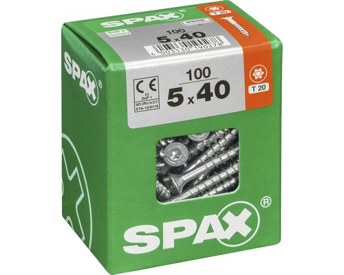 Spax Universalschrauben 5x40 Millimeter im Karton
