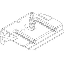 SOLUNA Universalträger Profil für Plissée nach Maß 34 mm aus Aluminium alufarben