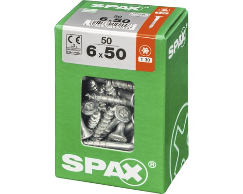 Spax Schrauben 6x50 im Karton