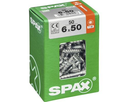 Box mit SPAX Universalschrauben 6 x 50 Millimeter