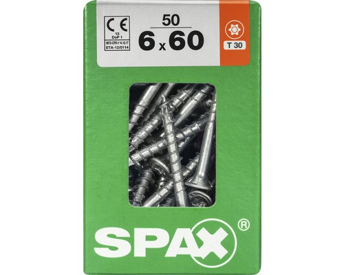Spax Schrauben 6x60 Millimeter Packung
