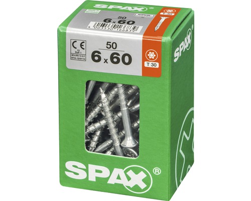 Spax Universalschrauben 6x60 Millimeter im Karton