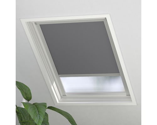 Soluna Verdunkelungsrollo Skylight 2.0 UK04, grau, 117x79 cm