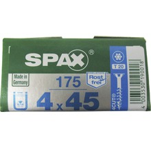 Verpackung Spax Schrauben 4,0 x 45 mm, 175 Stück, Edelstahl Rostfrei