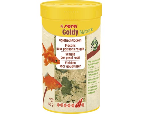 Goldfischfutter sera Goldfish Flakes 250 ml (60 g), Flockenfutter, Teichfischfutter Goldfischfutter sera Goldfish Flakes 250 ml (60 g), Flockenfutter, Teichfischfutter