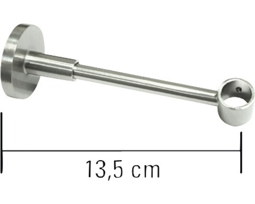 Garderobenstange Halterung, Länge 13,5 cm