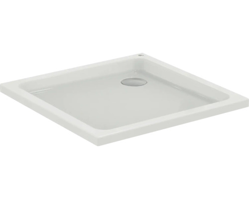Quadratische Duschwanne mit Ablauf