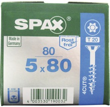 SPAX Universalschrauben 5,0 x 80 mm Packung