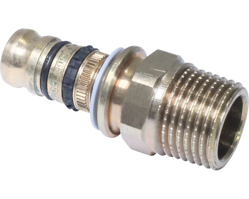 GEBERIT Mepla Übergang mit AG 20x1/2" 602.535.00.5 Pressfitting mit Außengewinde