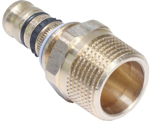 GEBERIT Mepla Übergang mit AG 20x3/4" Messingfitting mit Außengewinde für Sanitärinstallationen