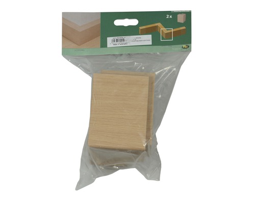 Holz Eckleisten im Kunststoffbeutel