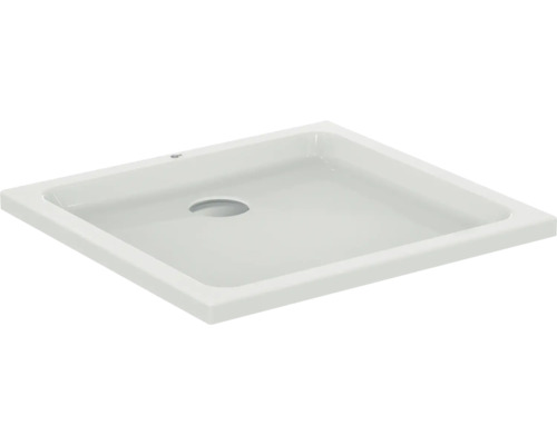 Quadratische Duschwanne aus Sanitärkeramik mit Ablauf