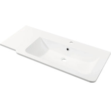 FACKELMANN Möbel-Waschtisch Luxor 100 cm weiß rechts-thumb-0