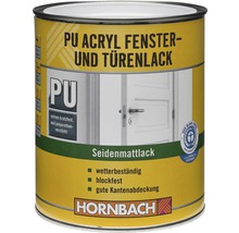 HORNBACH PU Acryllack Fensterlack-Türenlack seidenmatt weiß 2 l-thumb-2