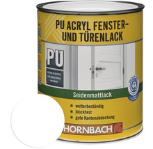 HORNBACH PU Acryllack Fensterlack-Türenlack seidenmatt weiß 2 l-thumb-0