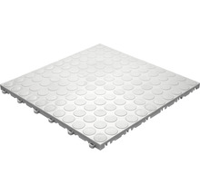 Quadratische Bodenfliese mit Noppenstruktur