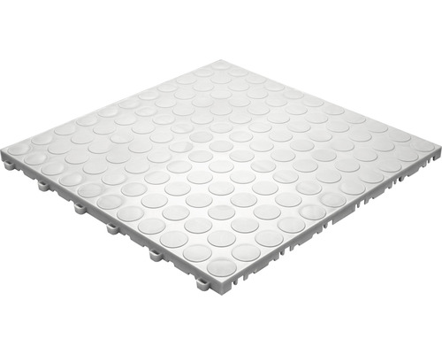 Quadratische Bodenfliese mit Noppenstruktur