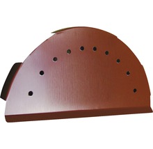 Dachrinnen-Laubfanggitter aus Metall mit Löchern