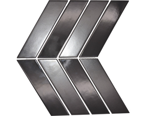 Pfeilförmige Mosaikfliesen aus Keramik