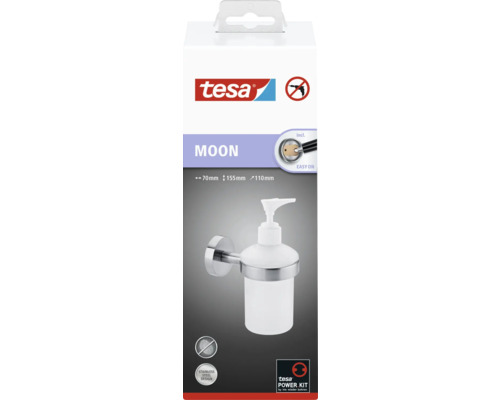 Tesa Moon Seifenspender zur Wandmontage im Karton