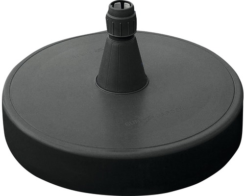 Schirmständer Sun Garden Easy Sun Kunststoff 12 kg schwarz Schirmständer aus Kunststoff