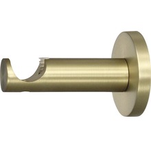 Wandträger 1-läufig für Rivoli messing matt Ø 20 mm 6,5 cm lang