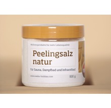 Peelingsalz Natur für Sauna, Dampfbad und Infrarotbad, 500 Gramm
