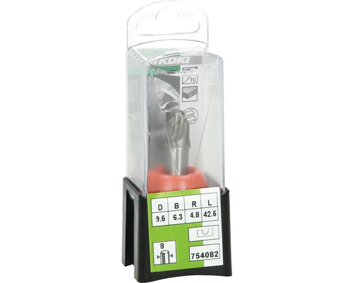 Abrundfräser im Kunststoffgehäuse