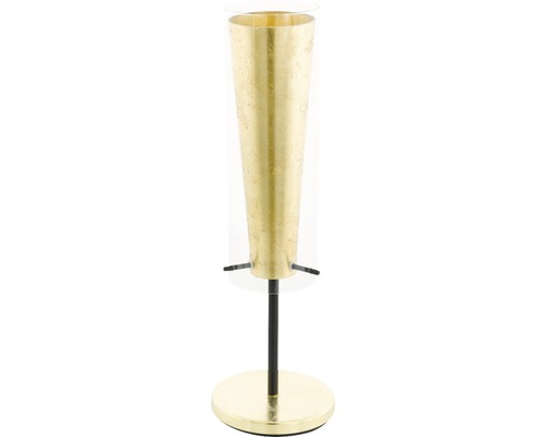 Goldfarbene Blumenvase mit Ständer für den Innenbereich