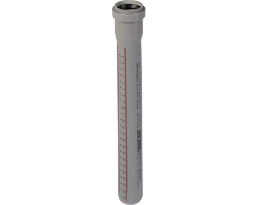 HT Rohr DN 32 mm L = 250 mm Abwasserrohr aus Kunststoff mit Markierungen
