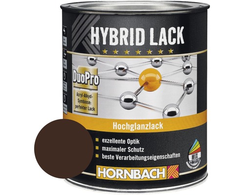 HORNBACH Buntlack Hybridlack Möbellack glänzend RAL 8017 schokobraun 750 ml