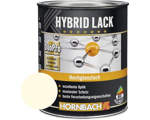 HORNBACH Buntlack Hybridlack Möbellack glänzend RAL 9001 cremeweiß 375 ml-0