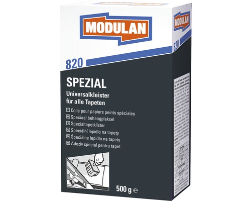 Modulan Spezial Universalkleister für alle Tapeten, 500 Gramm Packung Modulan Spezial Universalkleister für alle Tapeten, 500 Gramm Packung